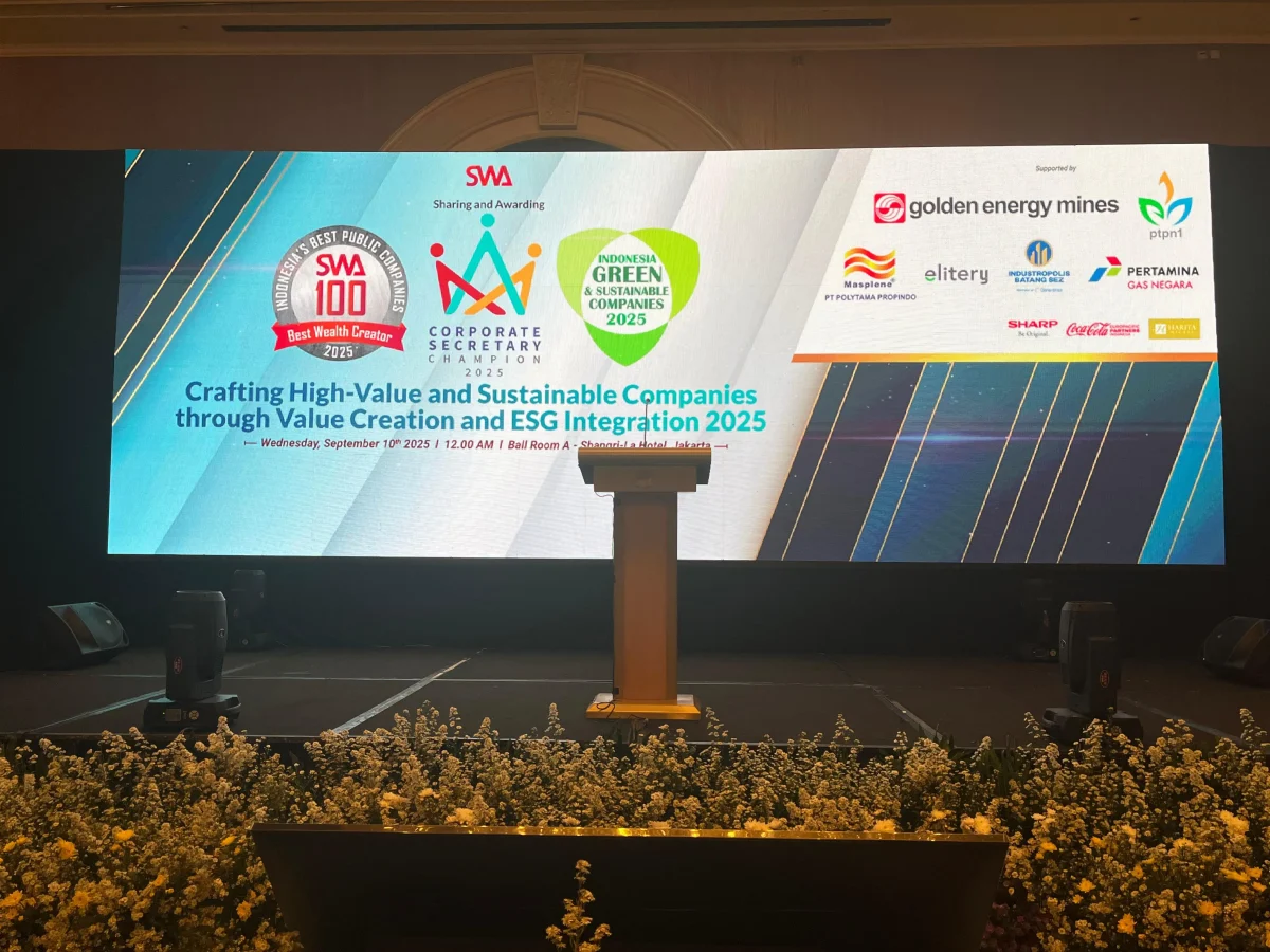 Ehp raih penghargaan pada indonesia green and sustainable companies awards 2025
